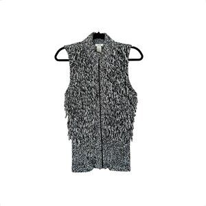 Cache Knit Zip Up Vest